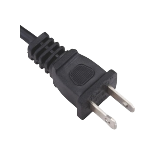 JT-2 US Standard PVC Power Cord Two-core Polarity Flat Plug