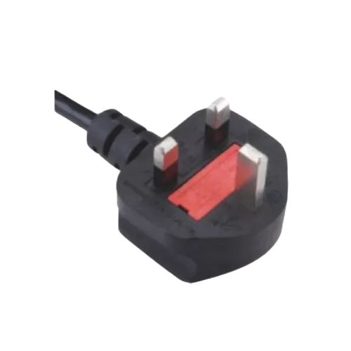 How does the design of a UK power cord impact its flexibility and durability?